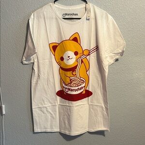 Maruchan Cat Graphic T-Shirt
